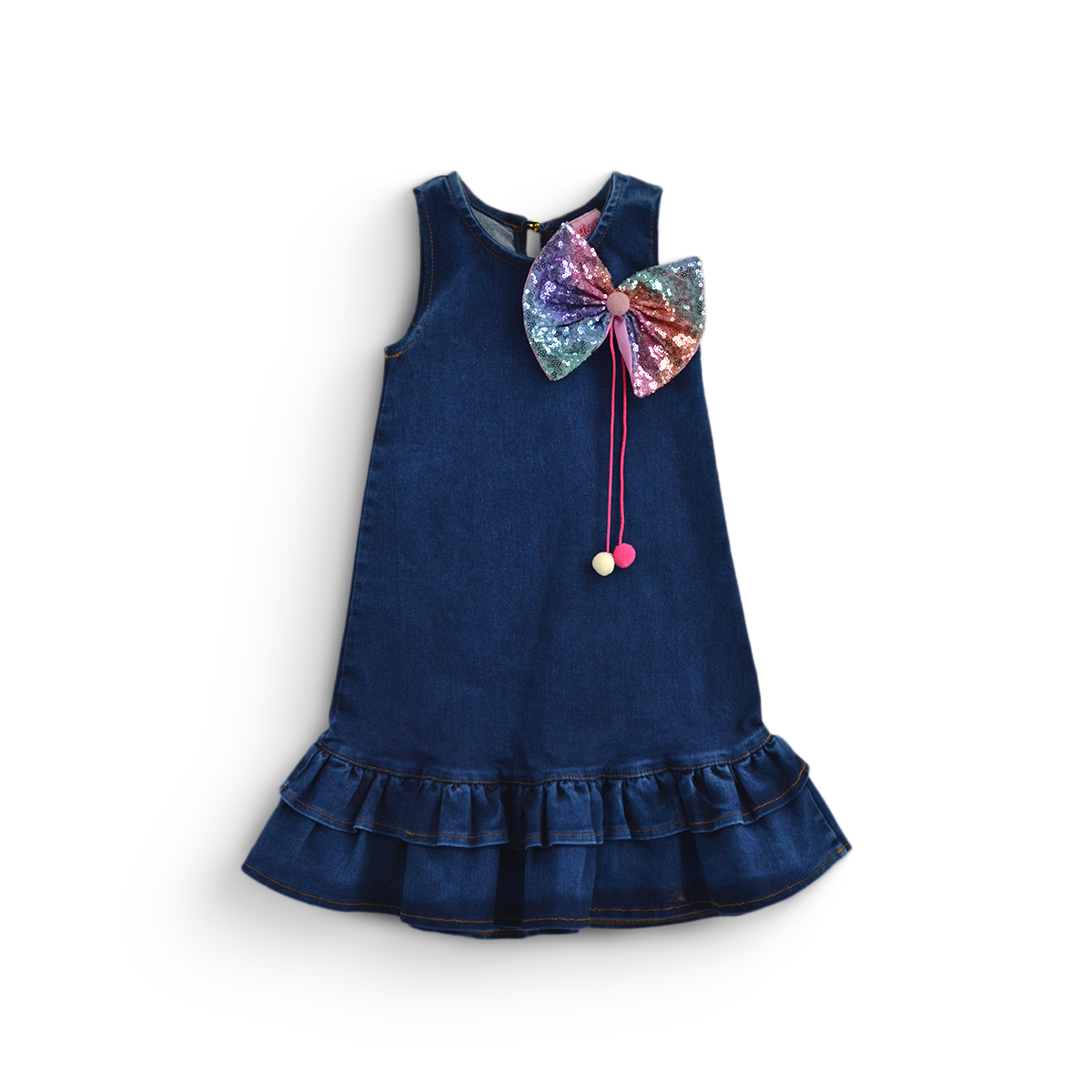 Vestido con moño para Niña Flory VENI0196