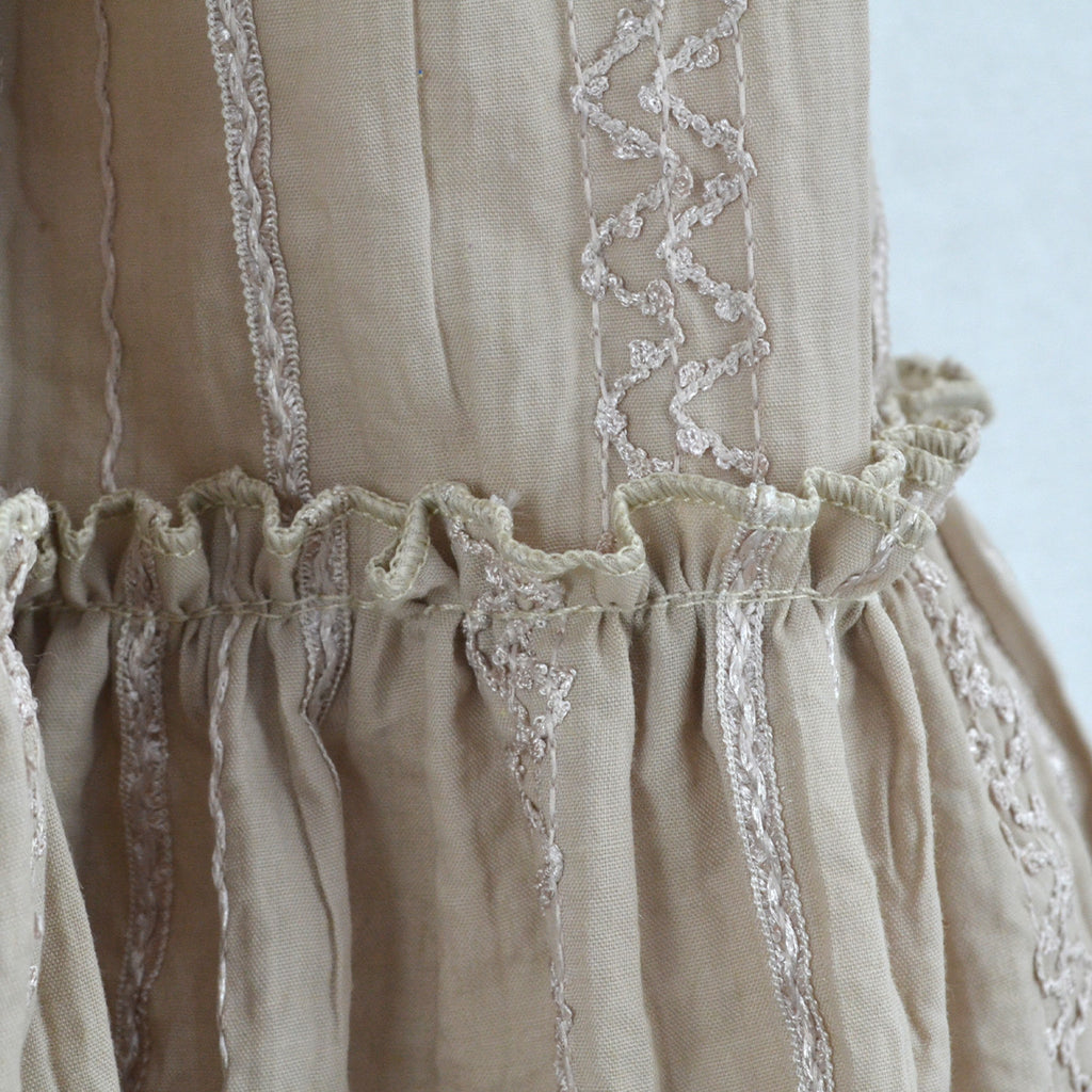 Vestido de tirantes con olanes •  PATY 1 •  tallas ch-m-gr • VENI0214D