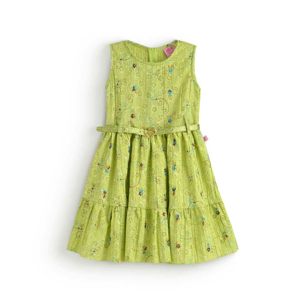 Vestido floreado con cinturón •  PATY 2 • tallas ch-m-gr • VENI0215B