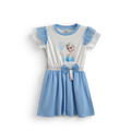 Vestido casual con personaje de Princesa de Hielo • NANI 8 • tallas 1-2-3 • VEBB0132P04