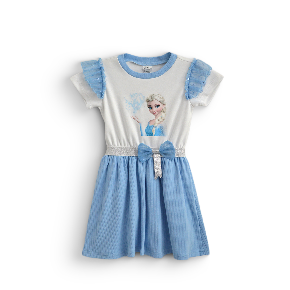 Vestido casual con personaje de Princesa de Hielo Bebé VEBB0132P04 Kidus