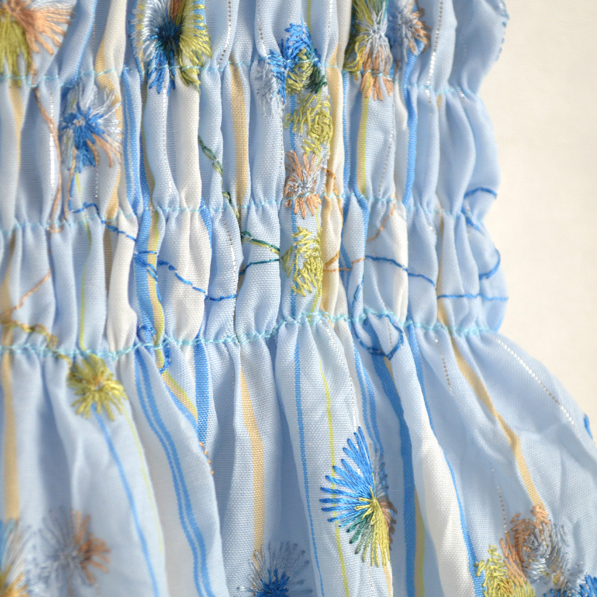 Vestido flores con olanes en hombros • PATY 1 • tallas 1-2-3 • VEBB0153F