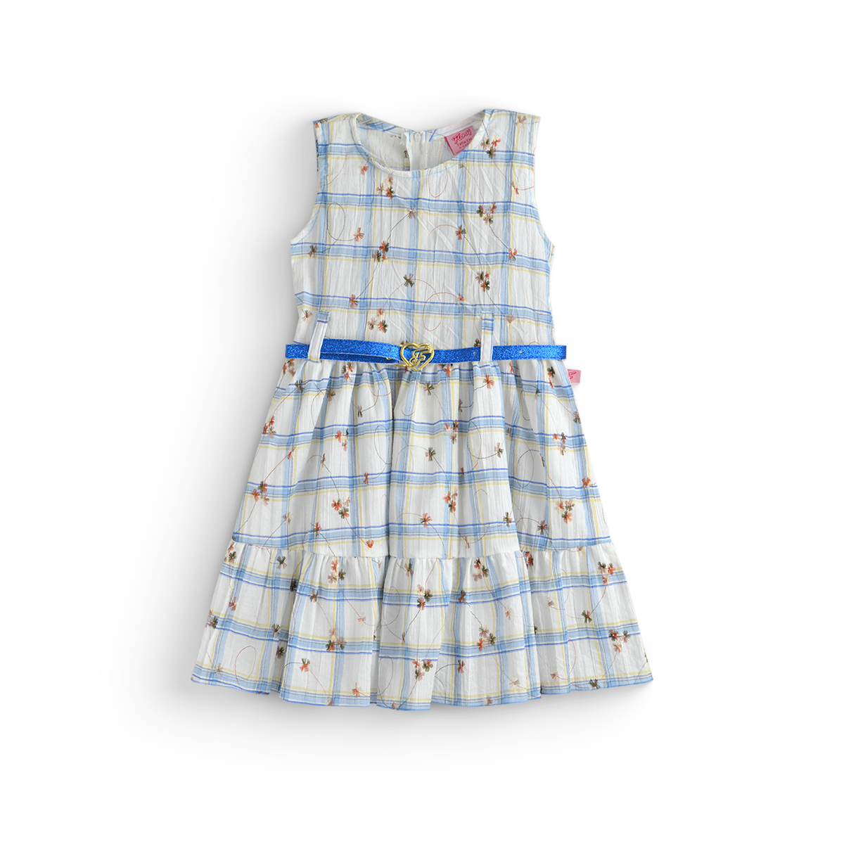 Vestido floreado con cinturón • PATY 2 •  tallas ch-m-gr • VENI0215A