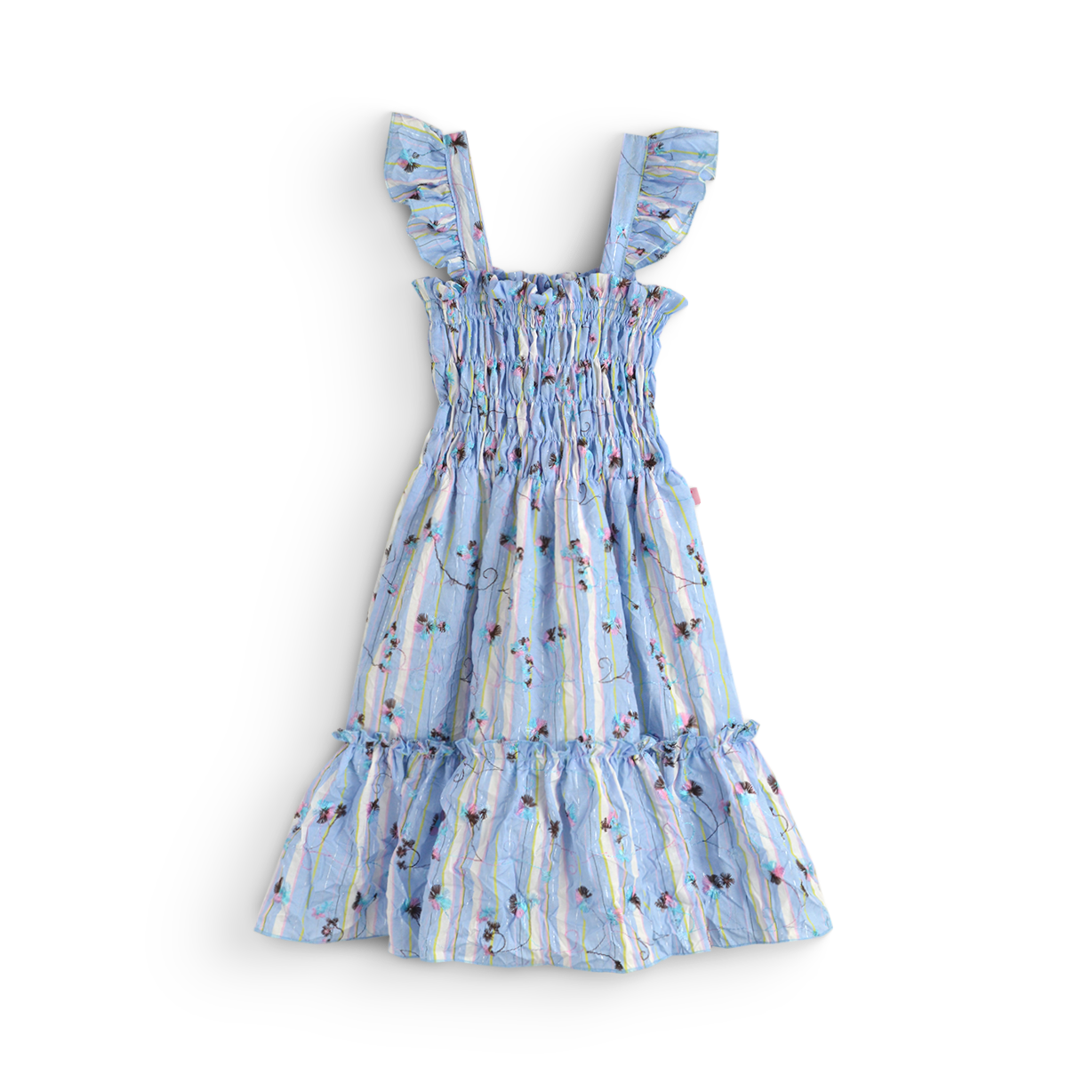 Vestido de tirantes con olanes • PATY 1 • tallas ch-m-gr • VENI0214F