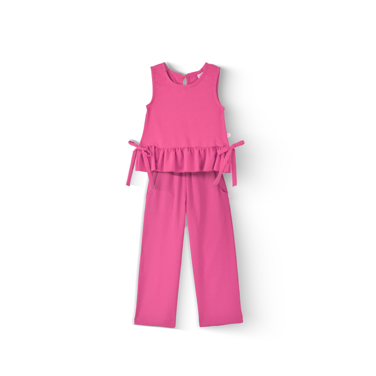 Conjunto de blusa con moños y pantalón Nila Flory CONI0033