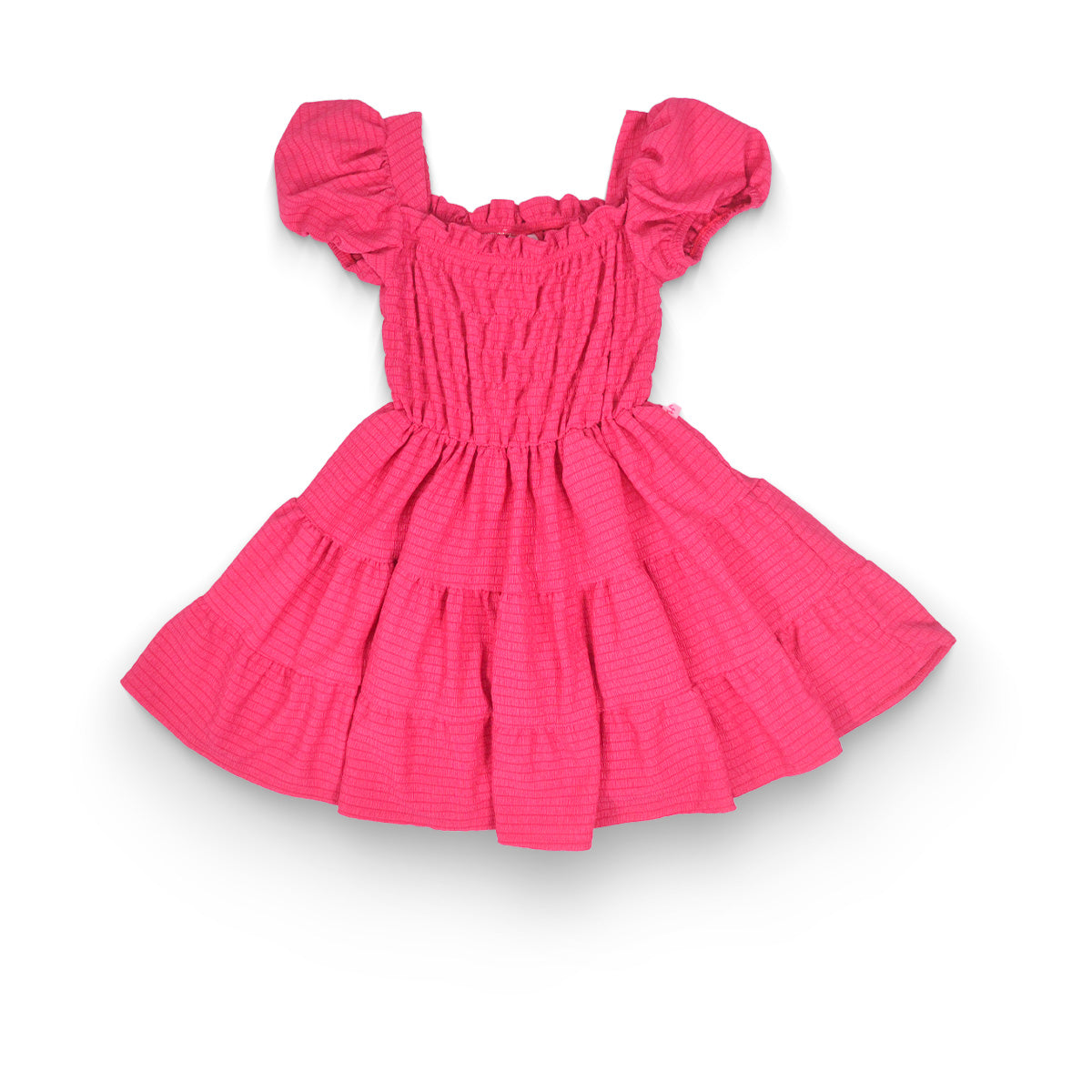 Vestido manga abullonada niña FLORY VENI0088