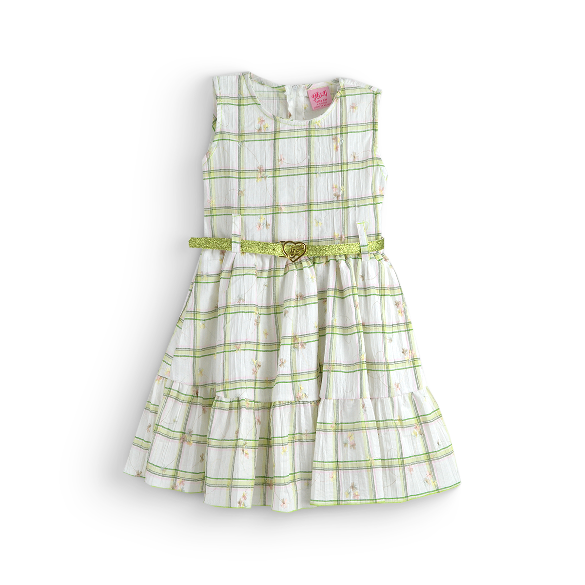 Vestido sin mangas con cinturón | VENI0215A | tallas ch-m-gr