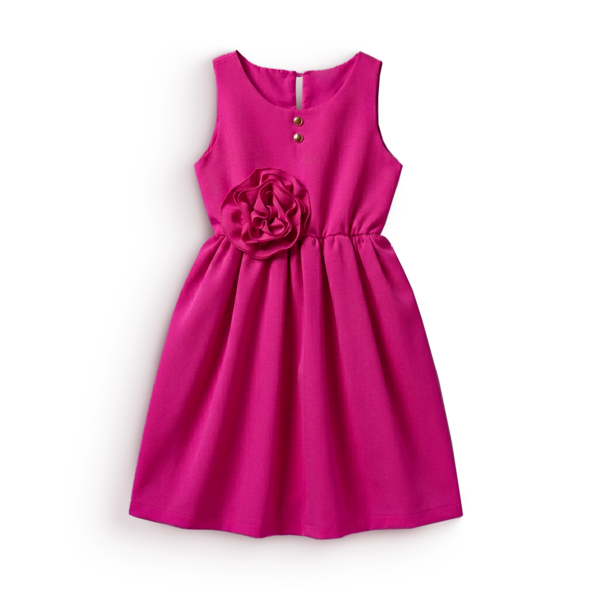 Vestido con moño y botones • BARBIE 13 • tallas ch-m-gr • VENI0181