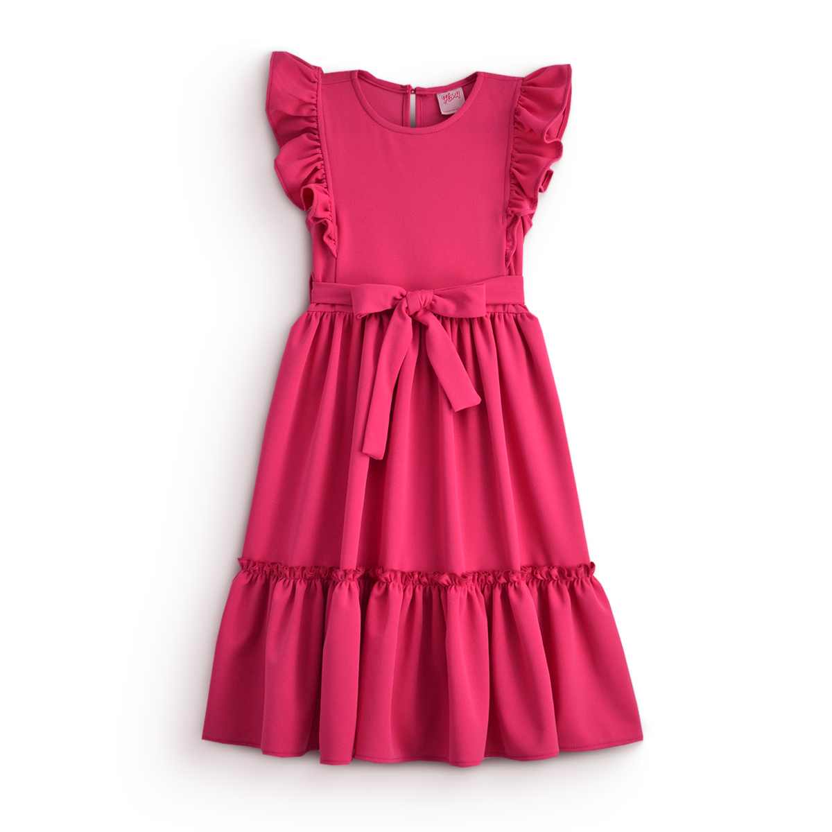 Vestido largo con moño • 4 a 12 años • Ariana 9