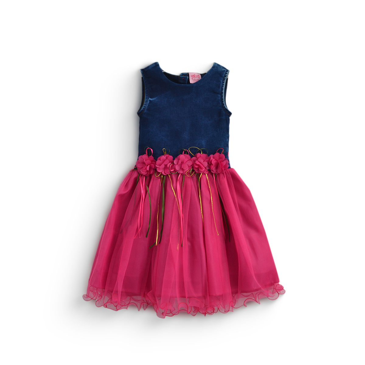 Vestido con flores para Niña VENI0198 Flory