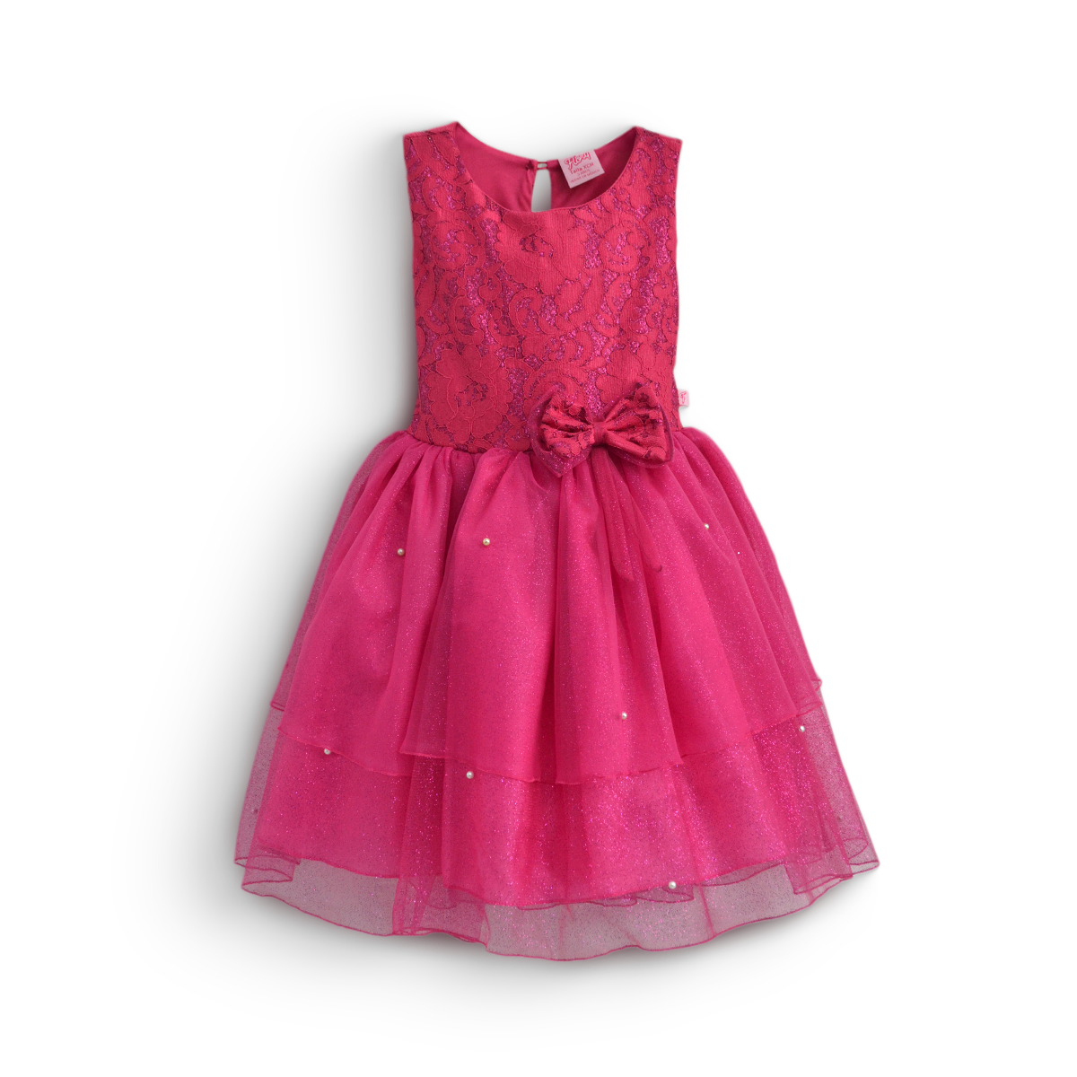 Vestido crochet con perlas  •  ANAHI 3  •   tallas xch-ch-m-gr-xg  • VENI0194
