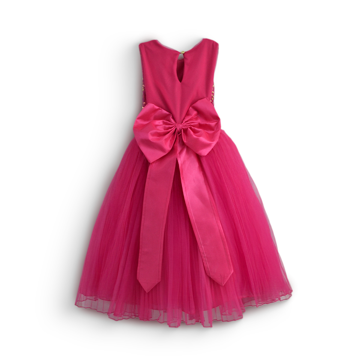 Vestido de lentejuelas largo plisado Niña VENI0187 Flory