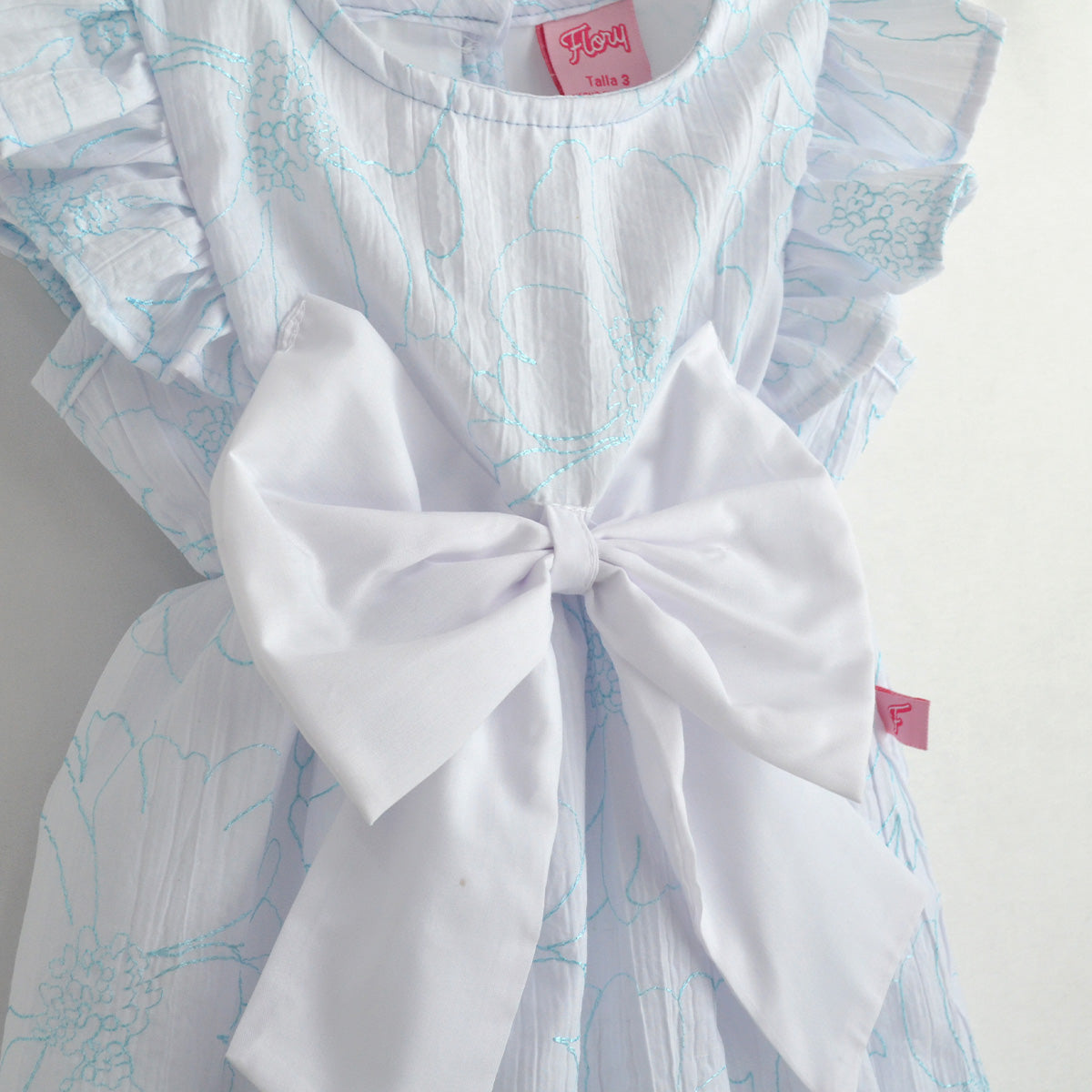 Vestido con moño • PATY 4 •  tallas 1-2-3 • VEBB0149G