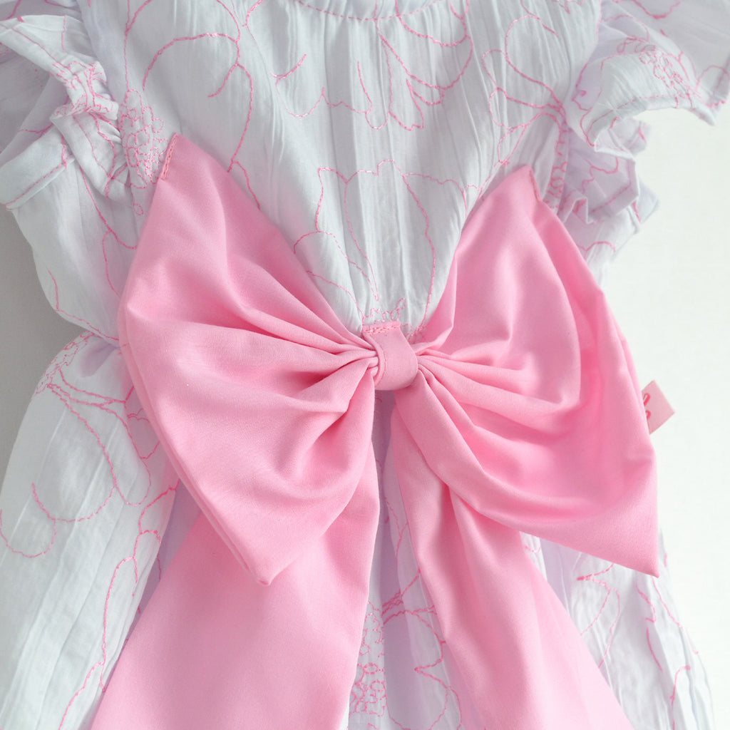 Vestido con moño • PATY 4 •  tallas 1-2-3 • VEBB0149G