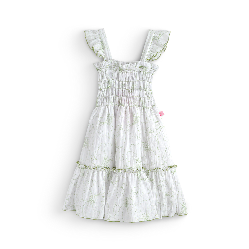 Vestido de tirantes con olanes • PATY 1 • tallas ch-m-gr • VENI0214G