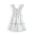 Vestido de tirantes con olanes • PATY 1 • tallas ch-m-gr • VENI0214G