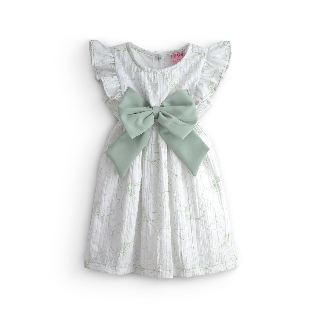 Vestido con moño • PATY 4 •  tallas 1-2-3 • VEBB0149G