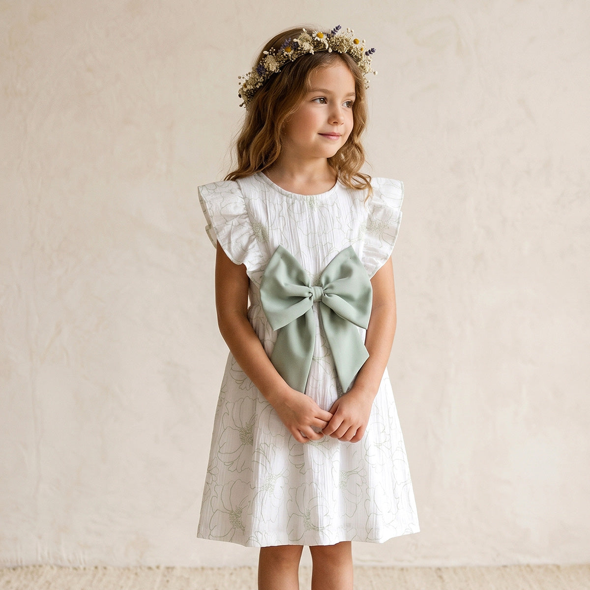 Vestido con moño • PATY 4 •  tallas ch-m-gr • VENI0219G