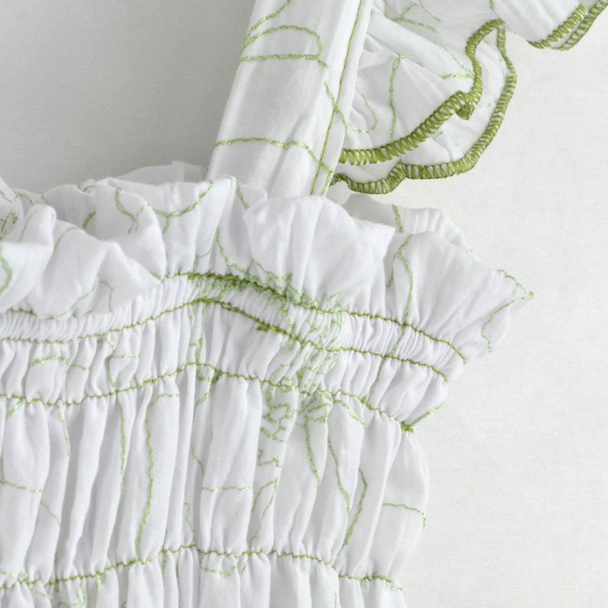 Vestido de tirantes con olanes • PATY 1 • tallas ch-m-gr • VENI0214G