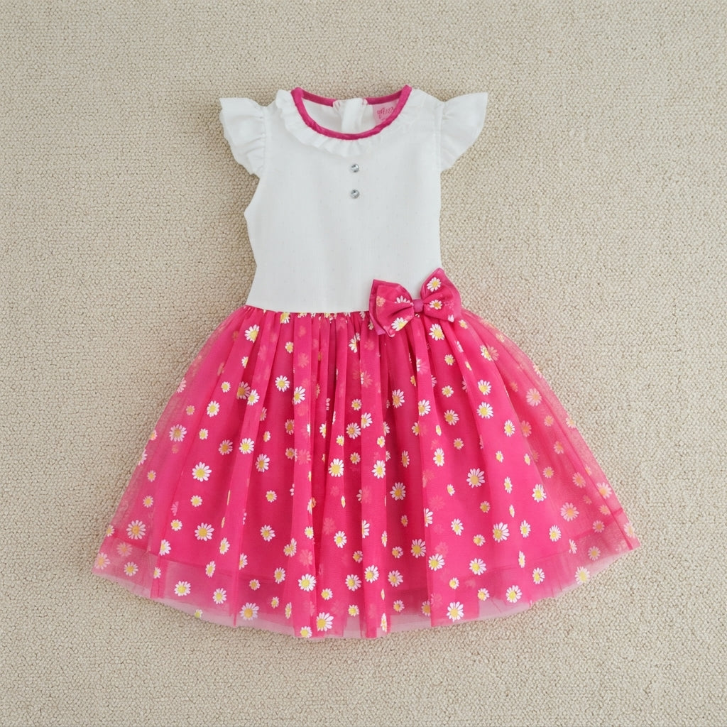 Vestido casual con tul • 4 a 11 años • Vania 2
