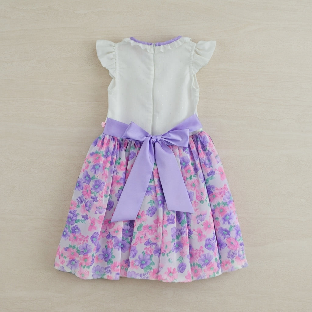Vestido casual con tul • 4 a 11 años • Vania 2