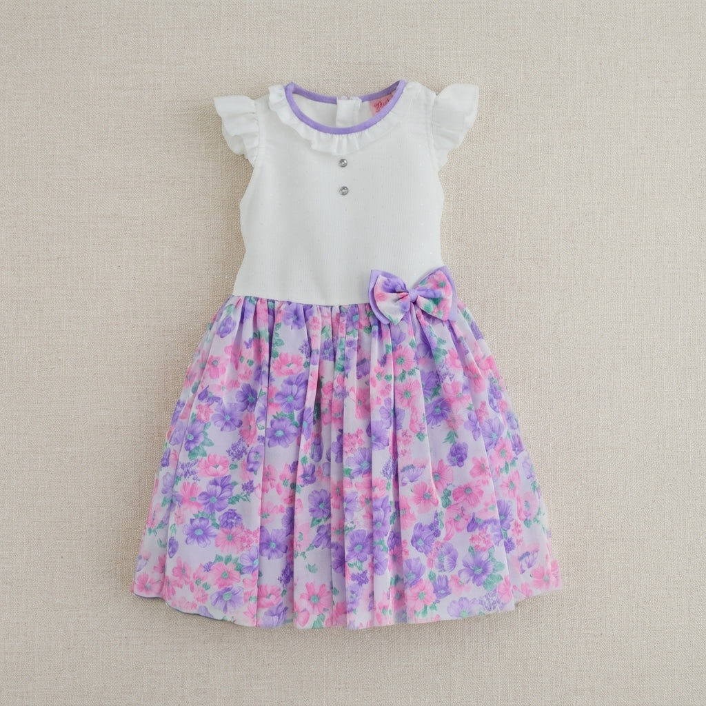 Vestido casual con tul • 4 a 11 años • Vania 2