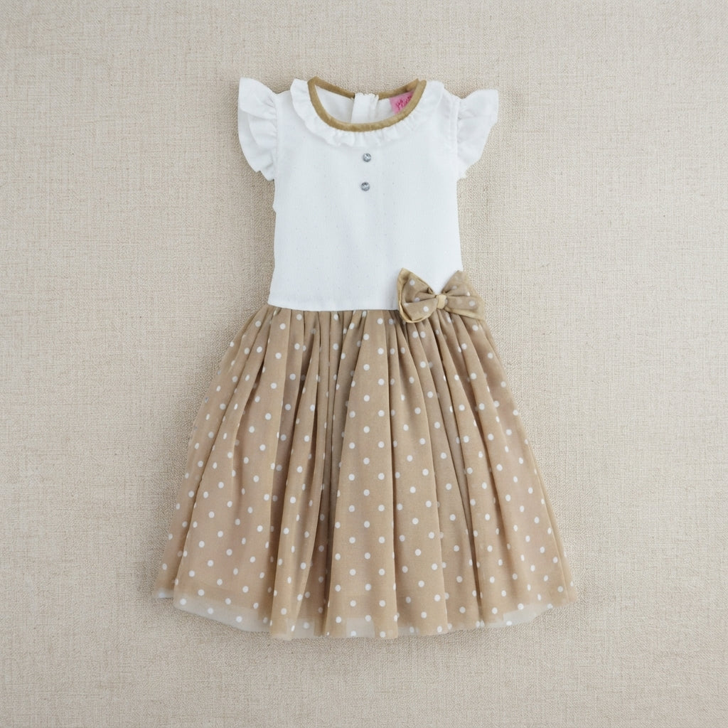 Vestido casual con tul • 4 a 11 años • Vania 2