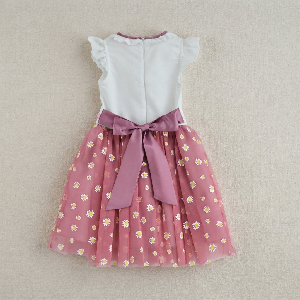 Vestido casual con tul • 4 a 11 años • Vania 2