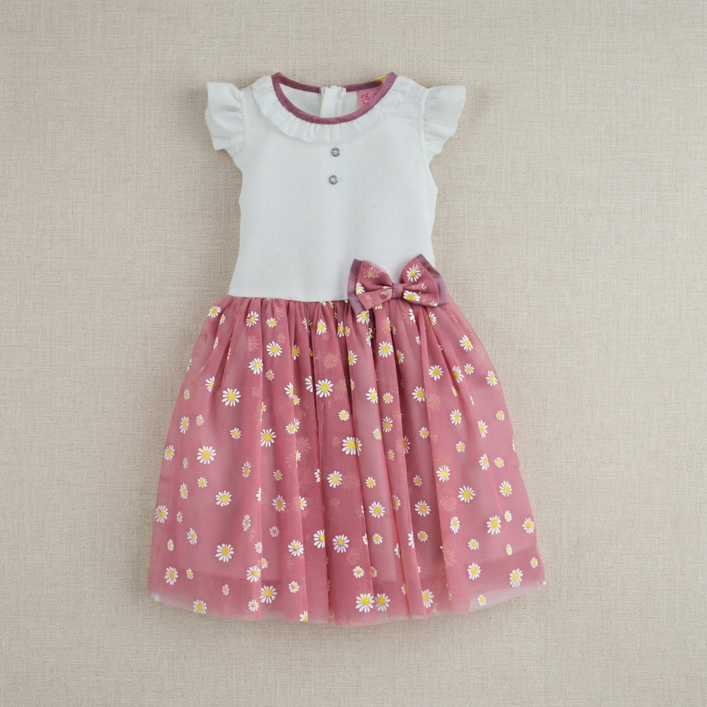 Vestido casual con tul • 4 a 11 años • Vania 2