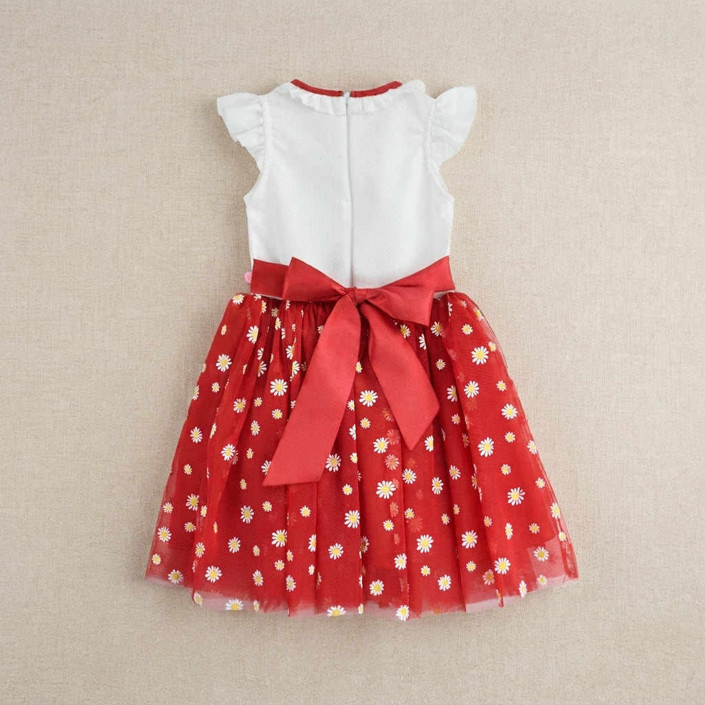 Vestido casual con tul • 4 a 11 años • Vania 2
