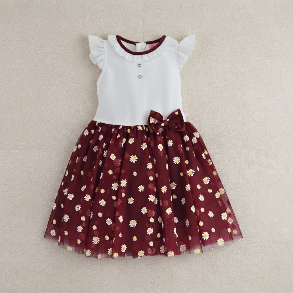 Vestido casual con tul • 4 a 11 años • Vania 2