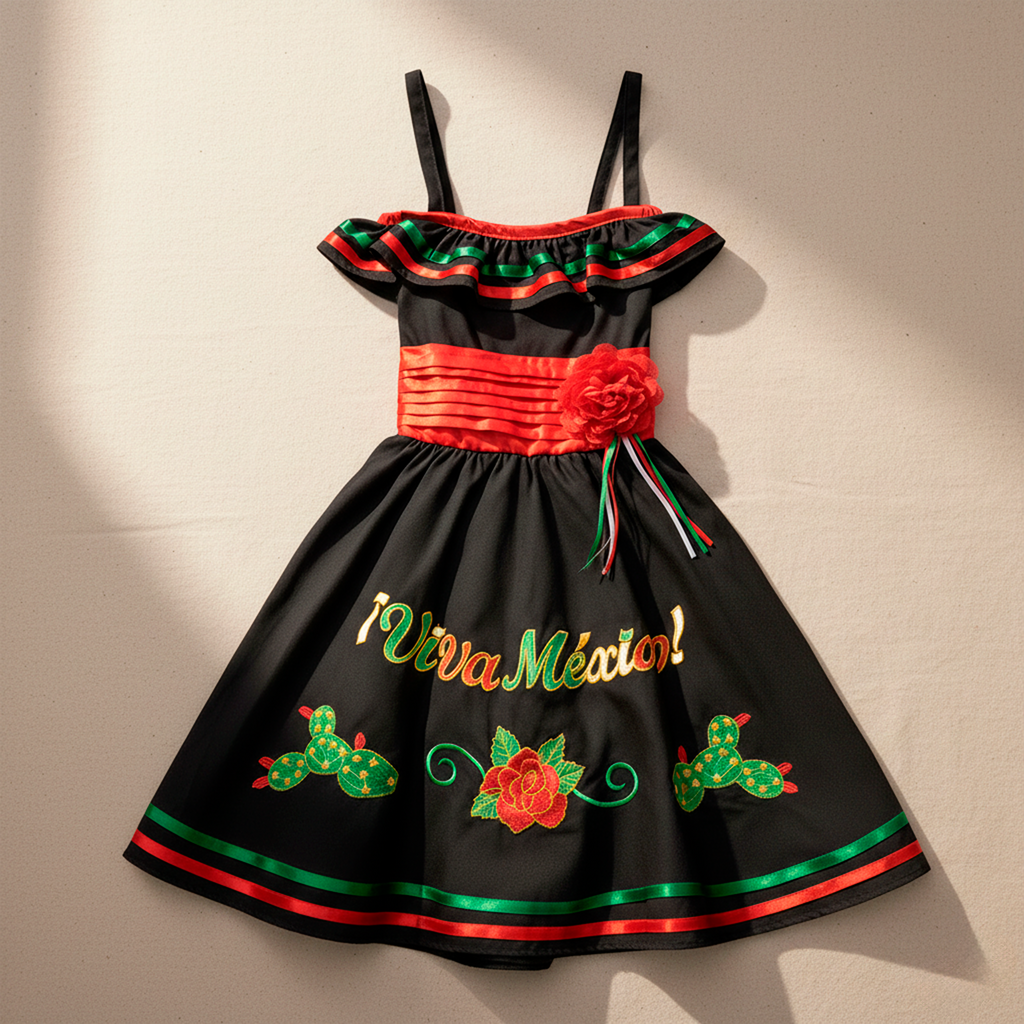 Vestido para fiestas patrias • LUPITA 3 • tallas ch-m-gr • VENI0052