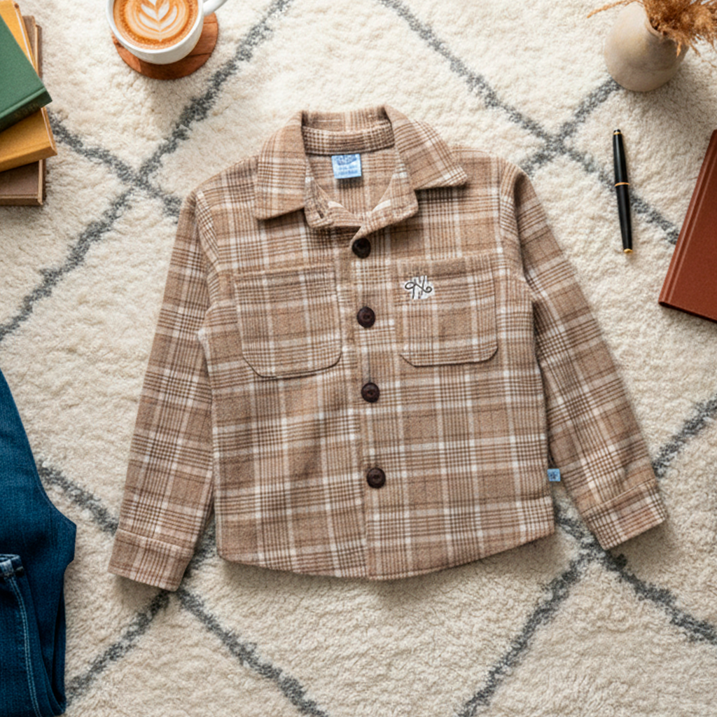 Sobrecamisa a cuadros • ALAN 1 • tallas ch-m-gr • SCNN0002
