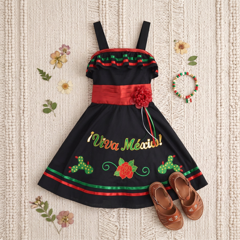 Vestido para fiestas patrias • tallas ch-m-gr-xg • LUPITA 3