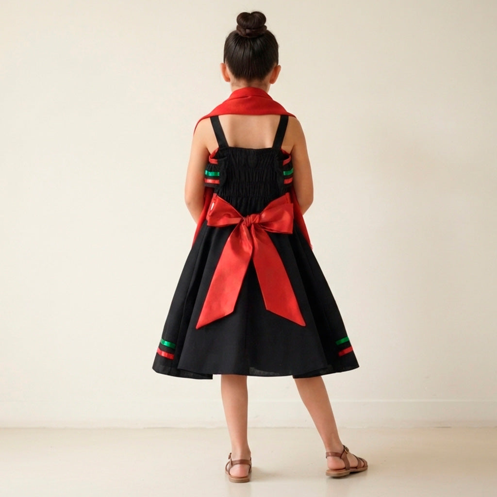 Vestido para fiestas patrias • tallas ch-m-gr-xg • LUPITA 3