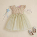 Vestido de satin floreado con moños  •  1 a 3 años  • Elena 4