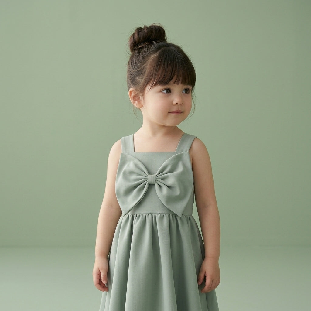 Vestido circular con moño • 1 a 3 años • Barbie 15