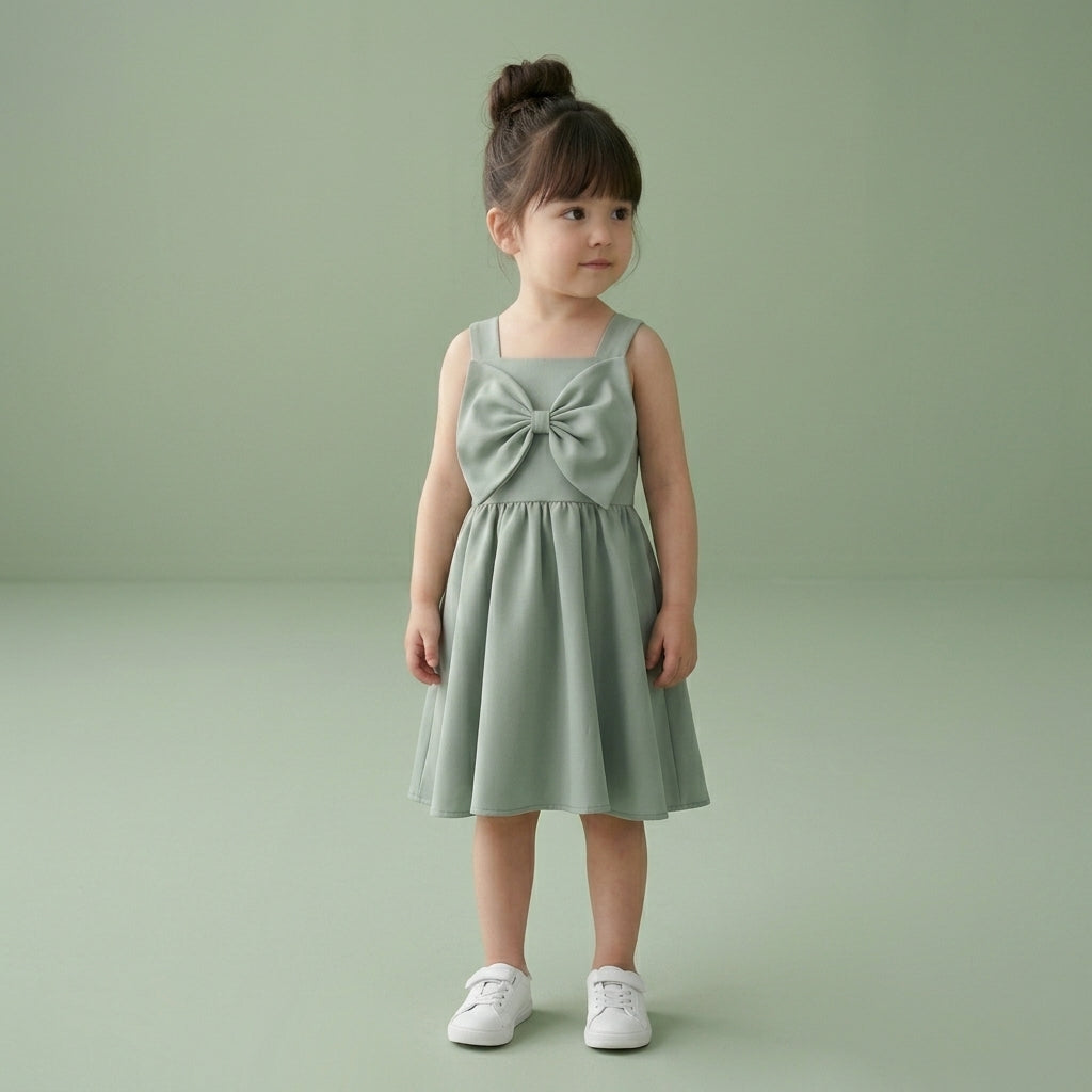 Vestido circular con moño • 1 a 3 años • Barbie 15