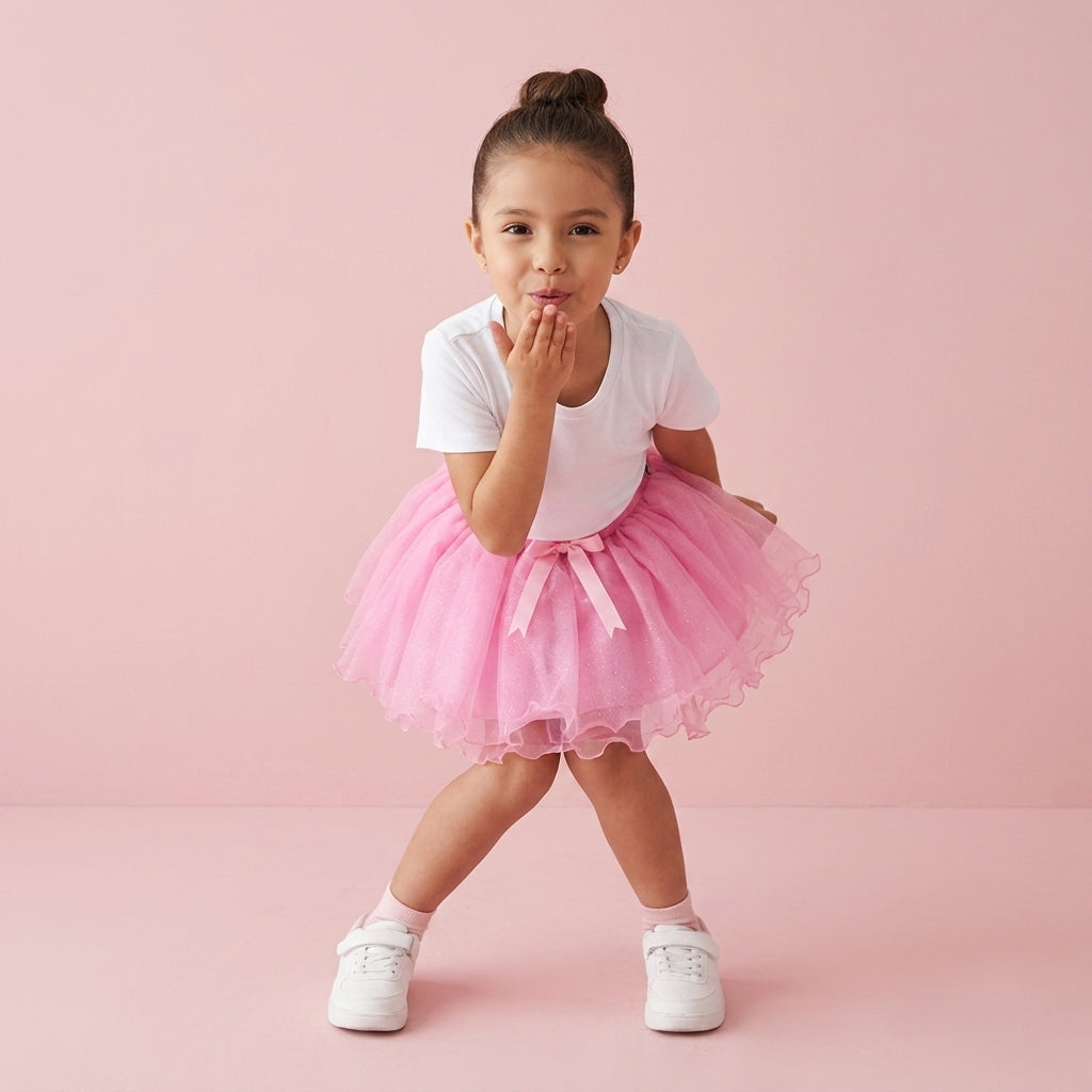 Conjunto falda tutu con playera • 4 a 11 años • Valeria 2