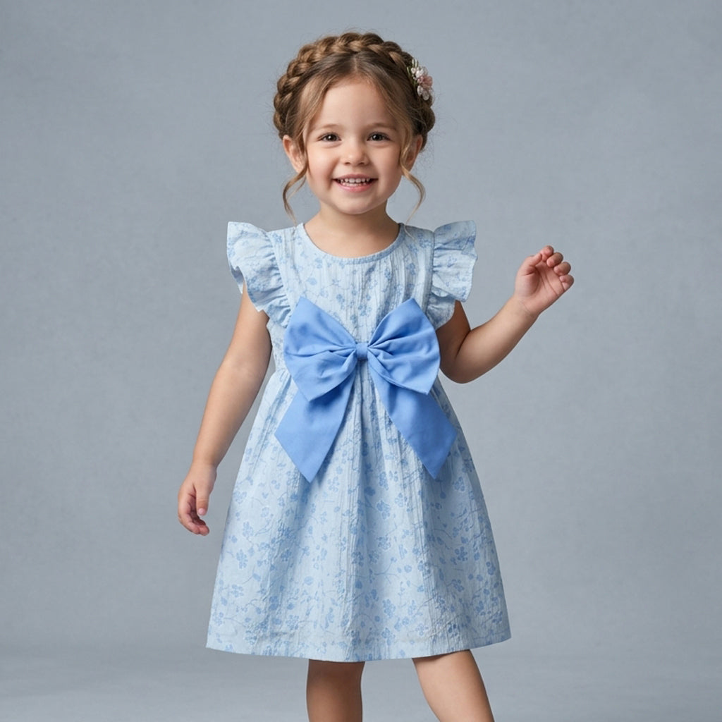 Vestido con moño • 1 a 3 años • Paty 4 B
