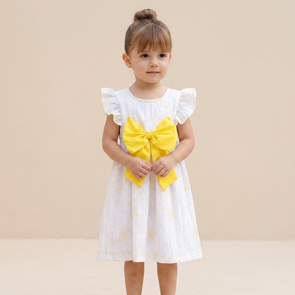 Vestido con moño •  1 a 3 años • Paty 4 G