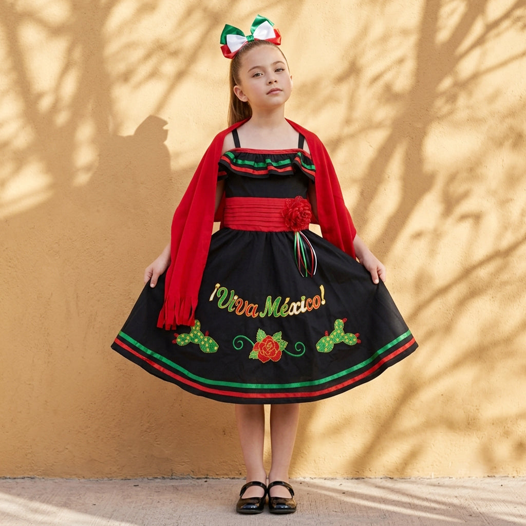 Vestido para fiestas patrias • LUPITA 3 • tallas ch-m-gr • VENI0052