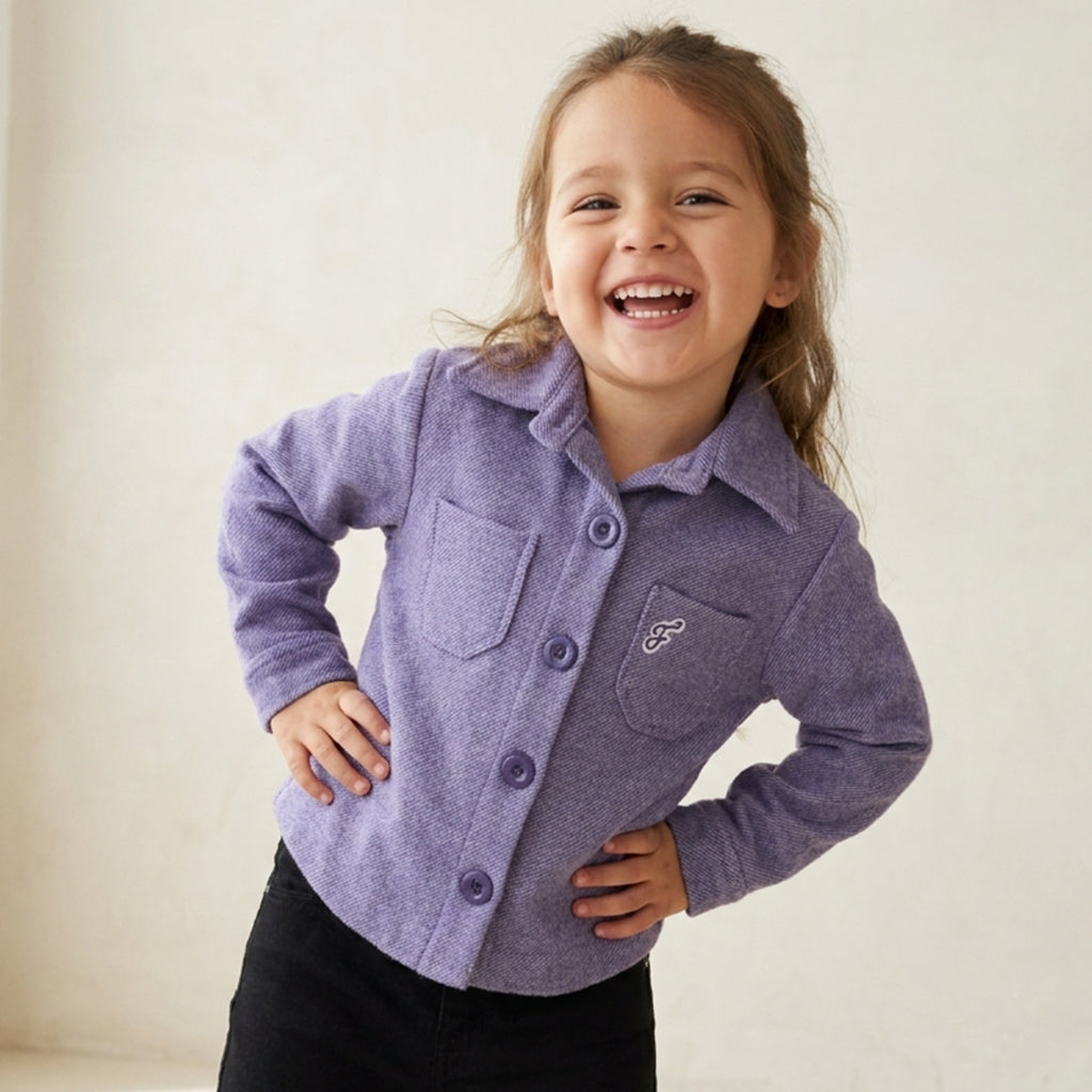 Sobre camisa a cuadros • 4 a 11 años • Alana 1