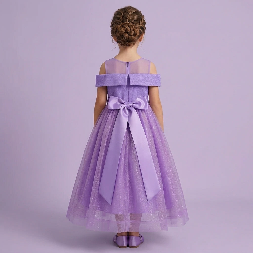 Vestido de Gala con tul sparkle • 3 a 14 años • Valeria 4