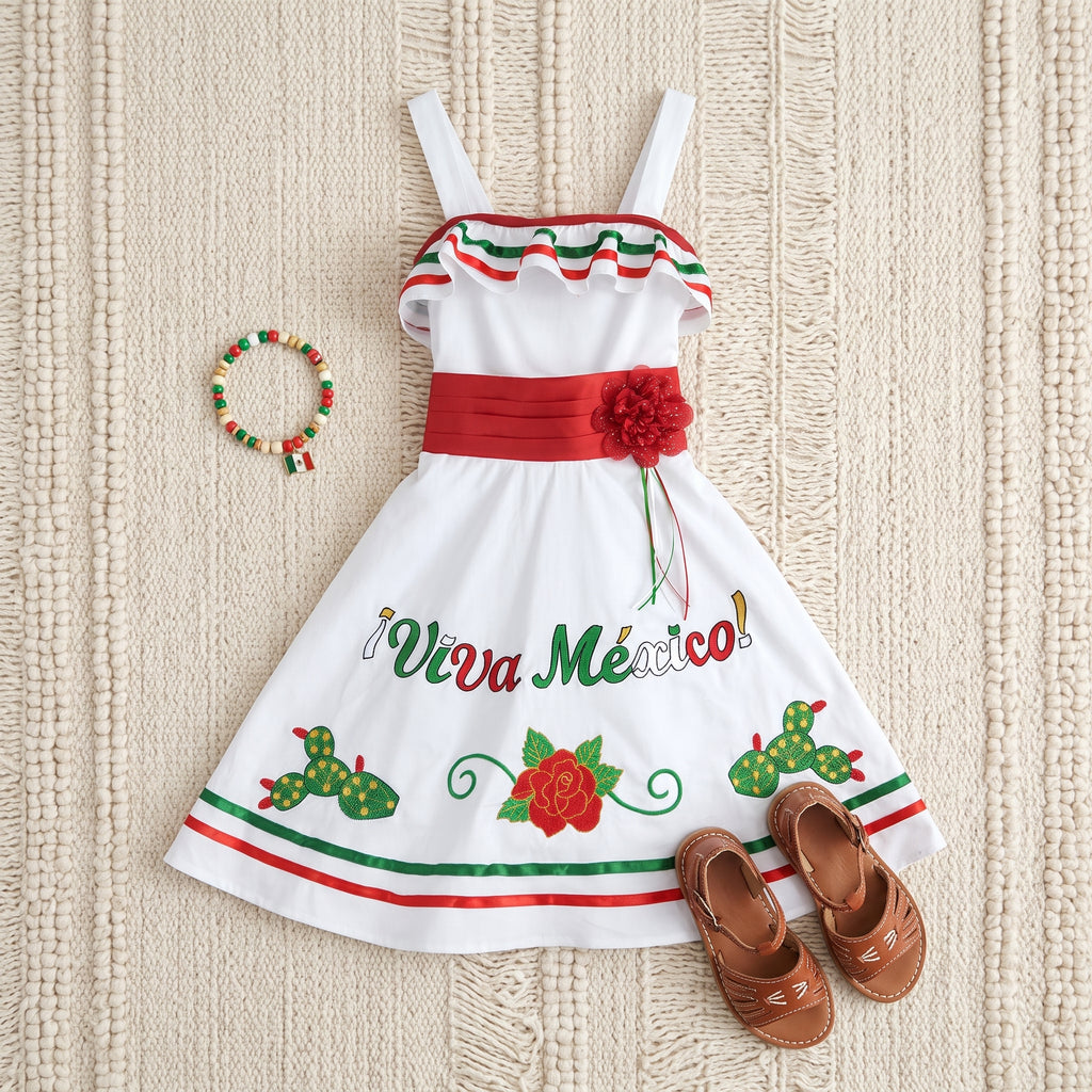 Vestido para fiestas patrias • tallas ch-m-gr-xg • LUPITA 3