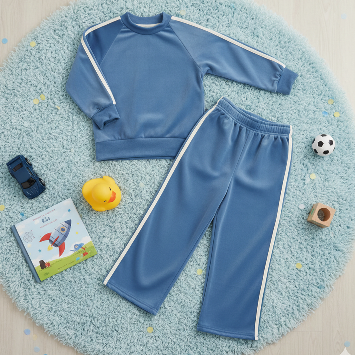 Conjunto atercipelado con franjas | CONN0008 | tallas ch-m-gr