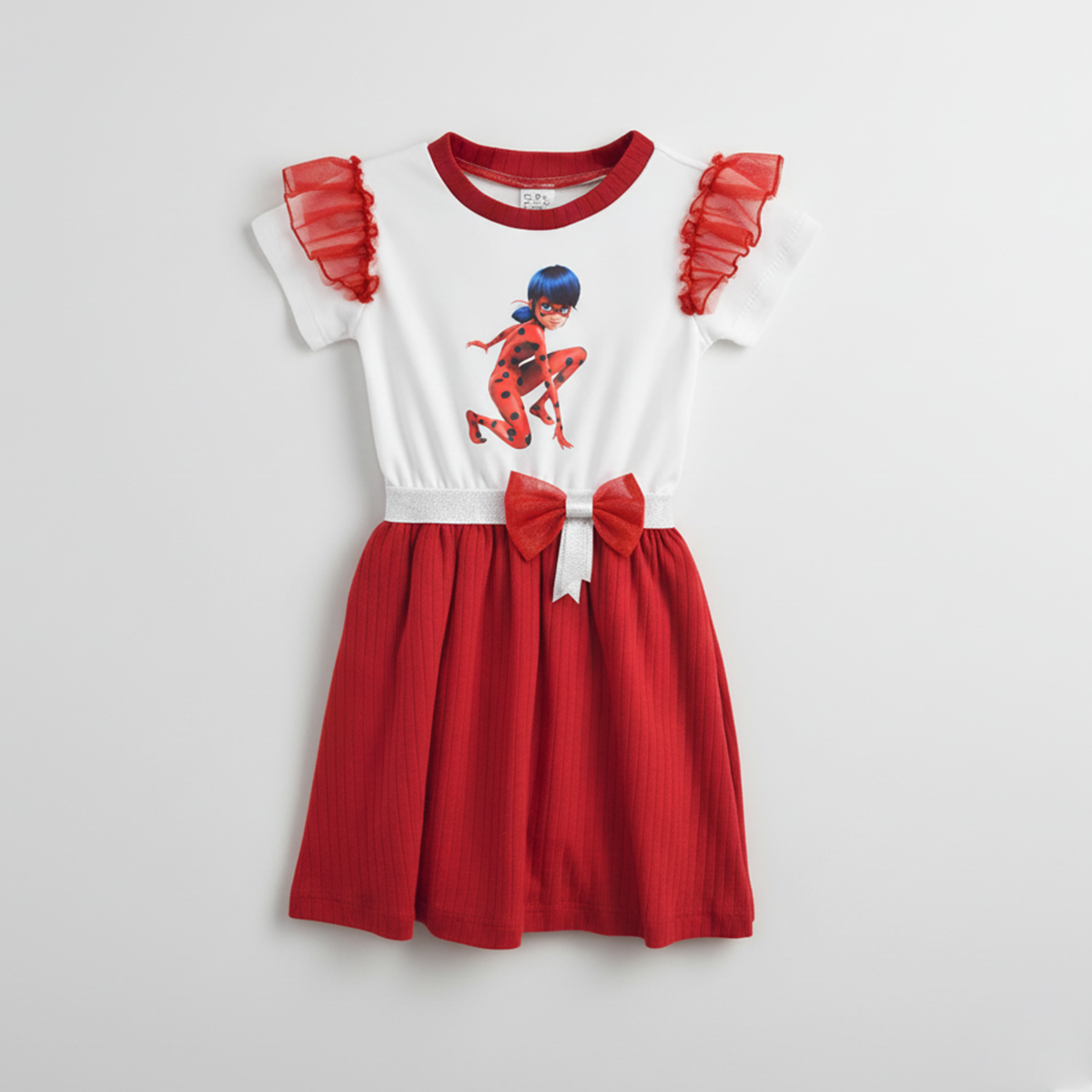 Vestido casual con personaje de Catarina | VEBB0132P02 | tallas 1-2-3]