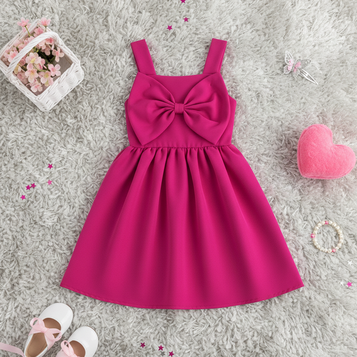 Vestido con moño | VEBB0096 | tallas 1-2-3