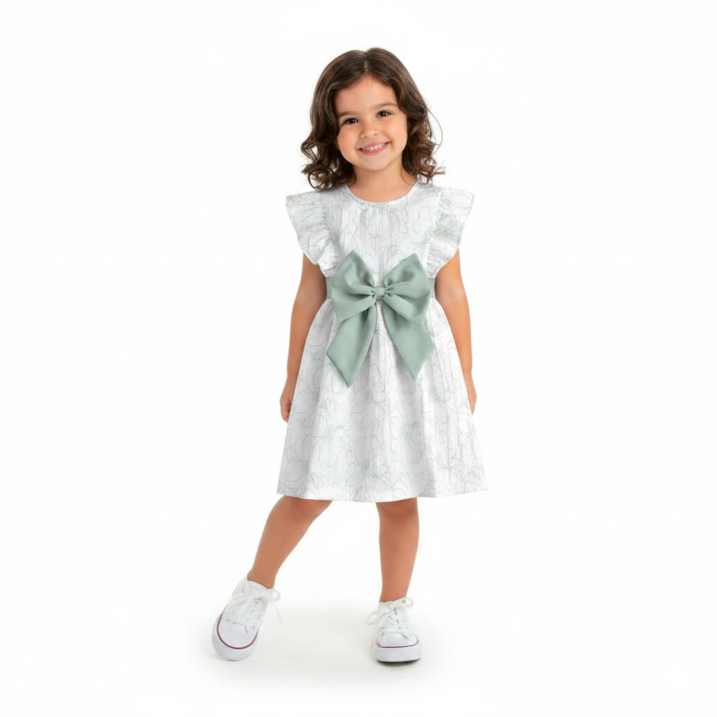 Vestido con moño • PATY 4 •  tallas ch-m-gr • VENI0219G