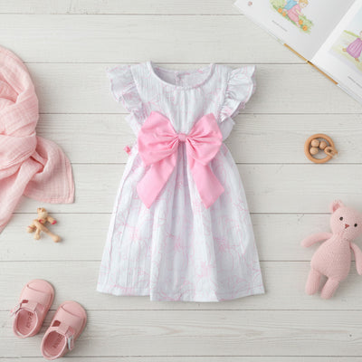 Vestido con moño • PATY 4 •  tallas 1-2-3 • VEBB0149G